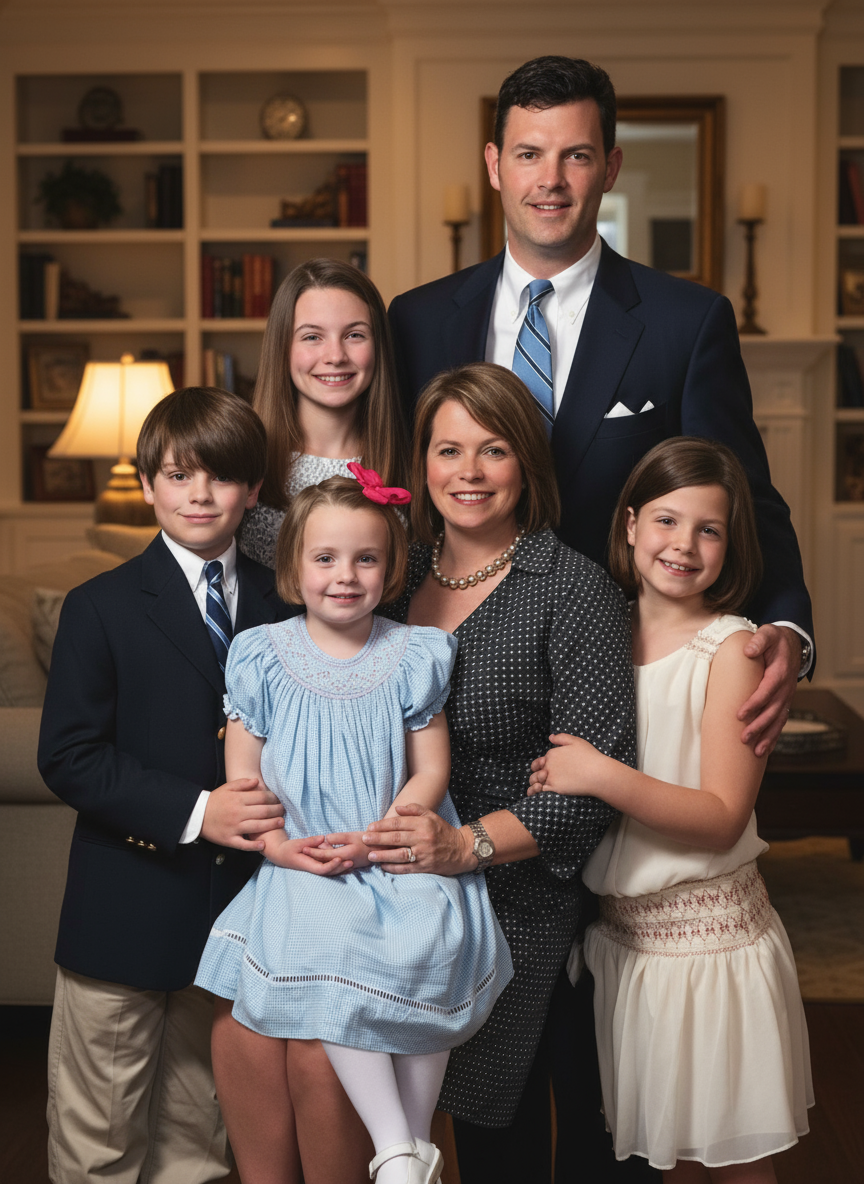 Commonwealth Attorney Family Portrait Enhanced